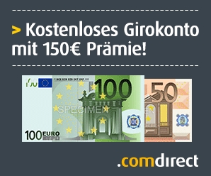 comdirect - giro + 1 Euro